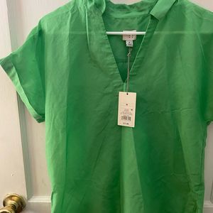 NWT Green Blouse